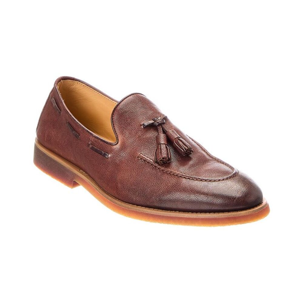 Brunello Cucinelli Leather Loafer, Brown